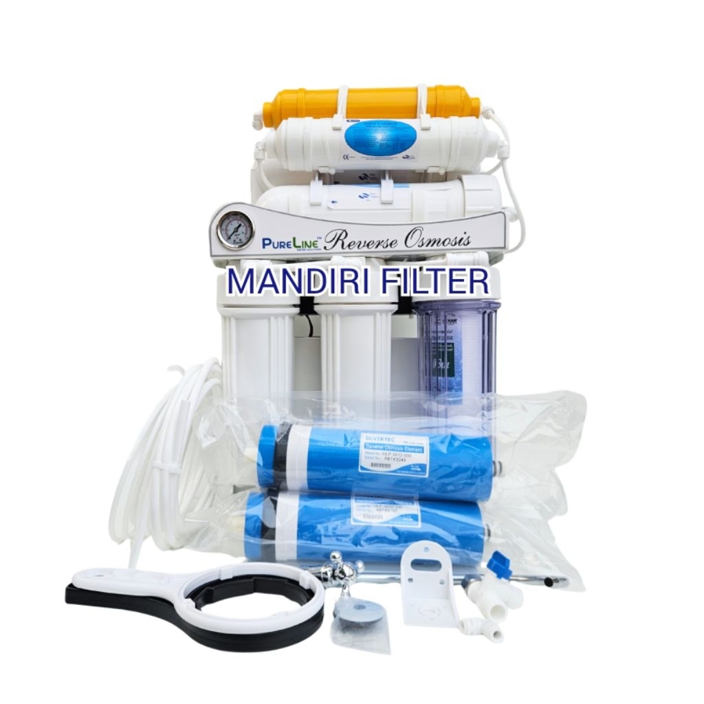 Jual Mesin RO Pureline 1000 Gpd / Mesin RO 6 Step Filter Air Minum ...