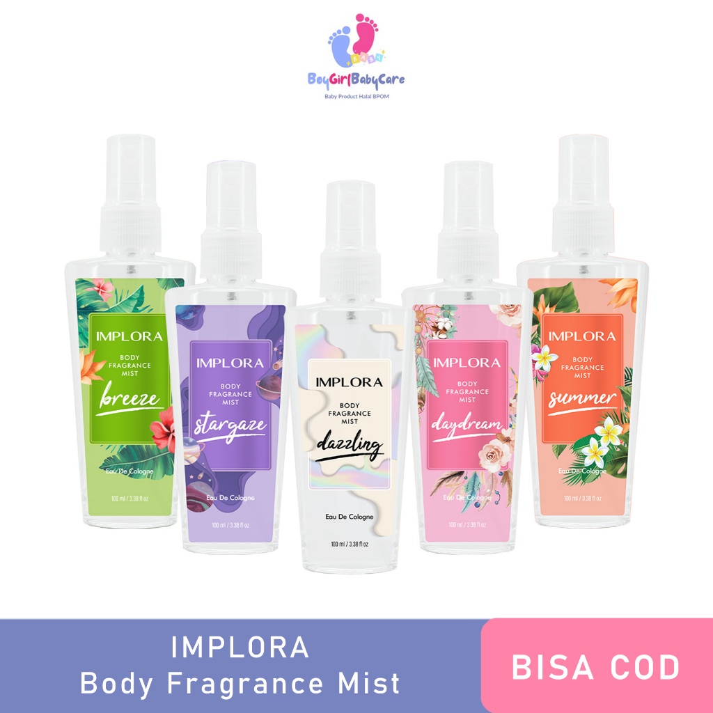 Jual Implora Body Fragrance Mist 100ml Eau De Cologne - Pilihan Varian ...