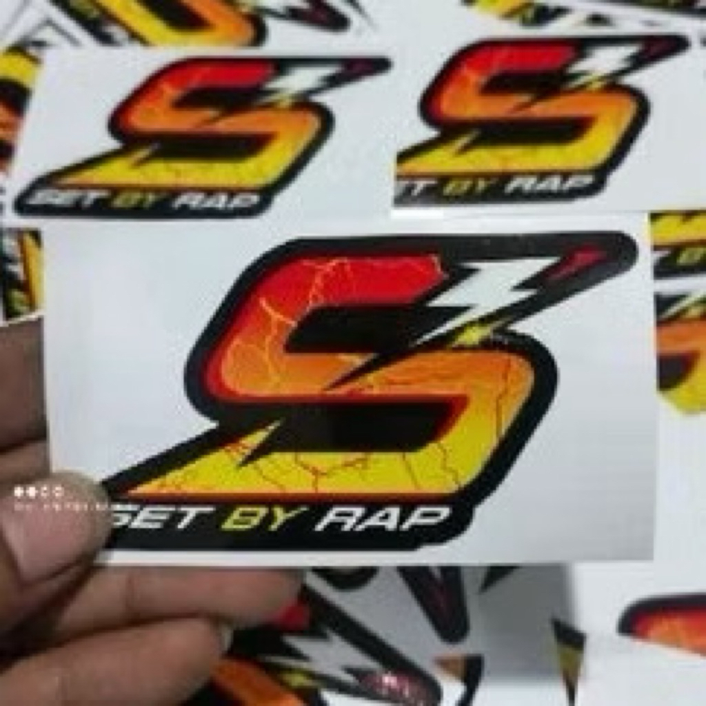 Jual Stiker Set By Rap Motor Universal Hologram | Shopee Indonesia