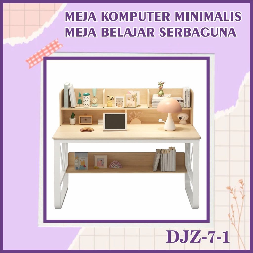 Jual Meja Komputer DJZ Kayu Modern Meja Desktop Meja Sederhana Persegi ...