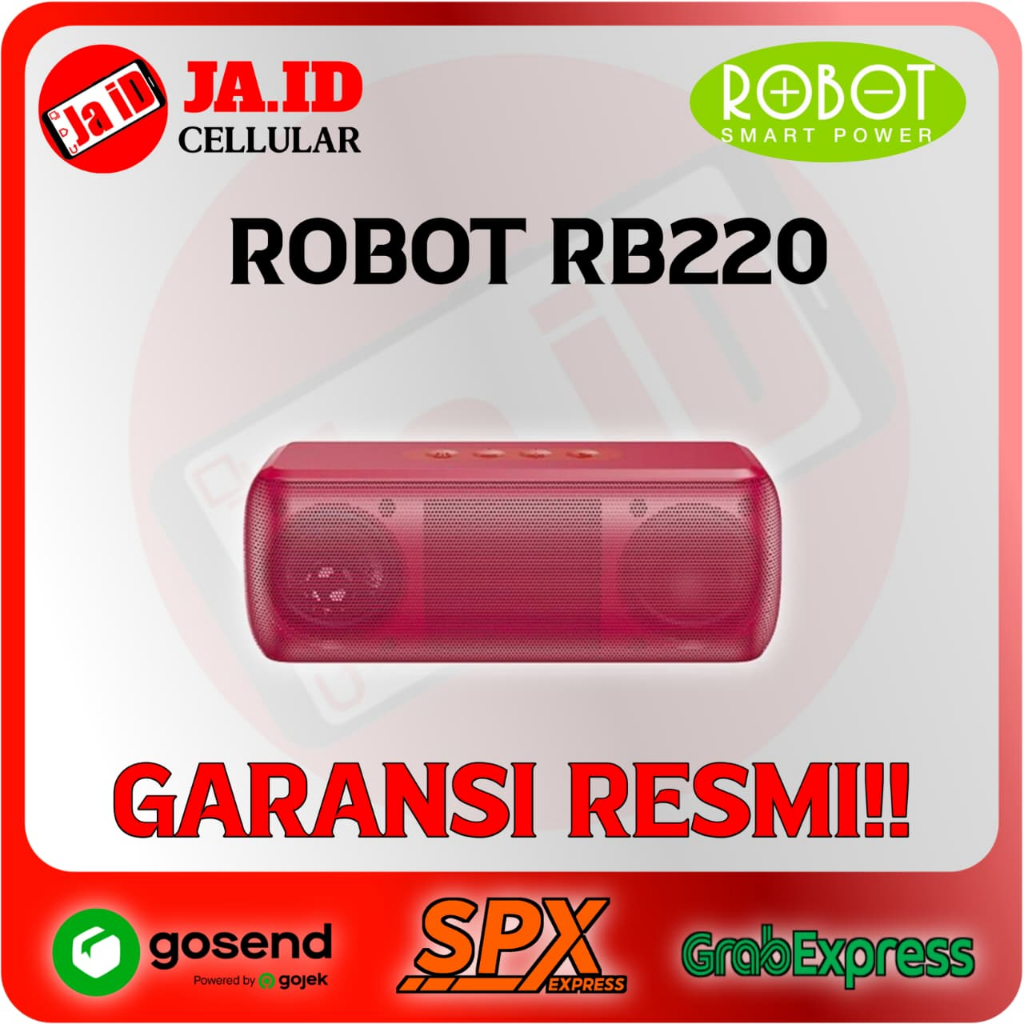 Jual SPEAKER BLUETOOTH PORTABLE ROBOT RB220 ORIGINAL RESMI | Shopee ...