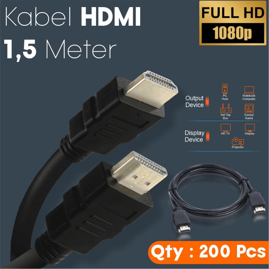 Jual Kabel HDMI (High Definition Multimedia Interface) 1,5 Meter ...