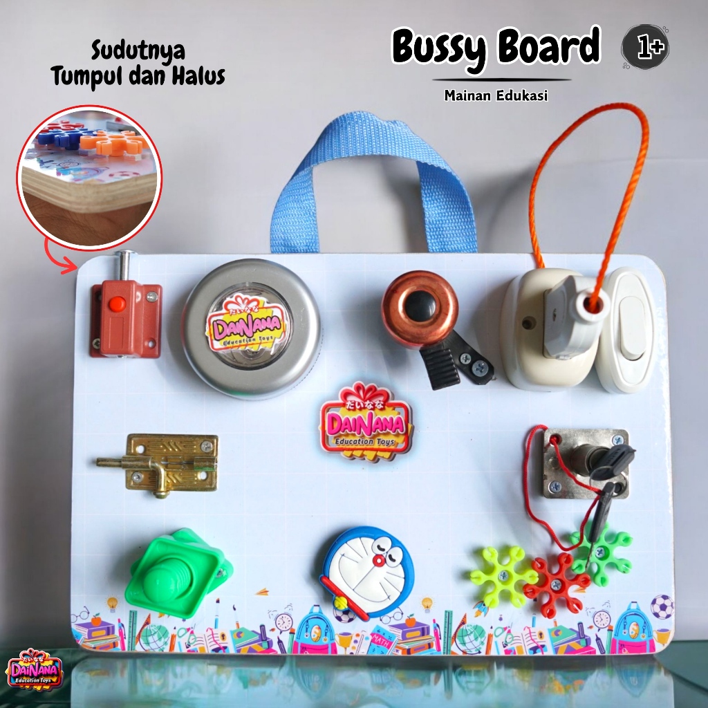 Jual 11 IN 1 Papan aktivitas Busy Board Mainan Edukatif untuk melatih ...
