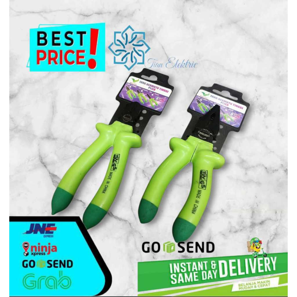 Jual WING LOCK Tang Kombinasi & Tang Potong 6 Inch | Shopee Indonesia