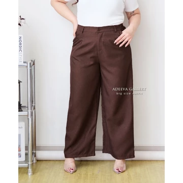 ADEEVA Kikan Loose Pants Kulot Jumbo Celana Formal Wanita Jumbo
