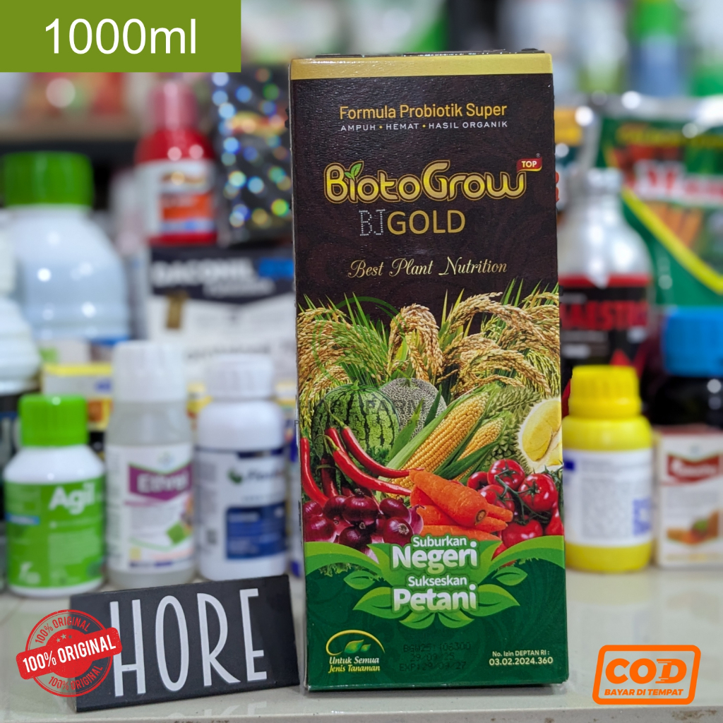 Jual BIOTOGROW Gold 1 Liter Pupuk Pertanian Probiotik Organik Untuk ...