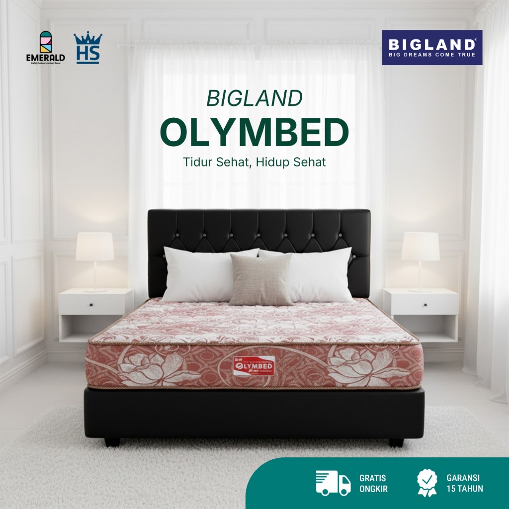 Jual Spring Bed Bigland Olymbed Kasur Murah Berkualitas | Pegas ...