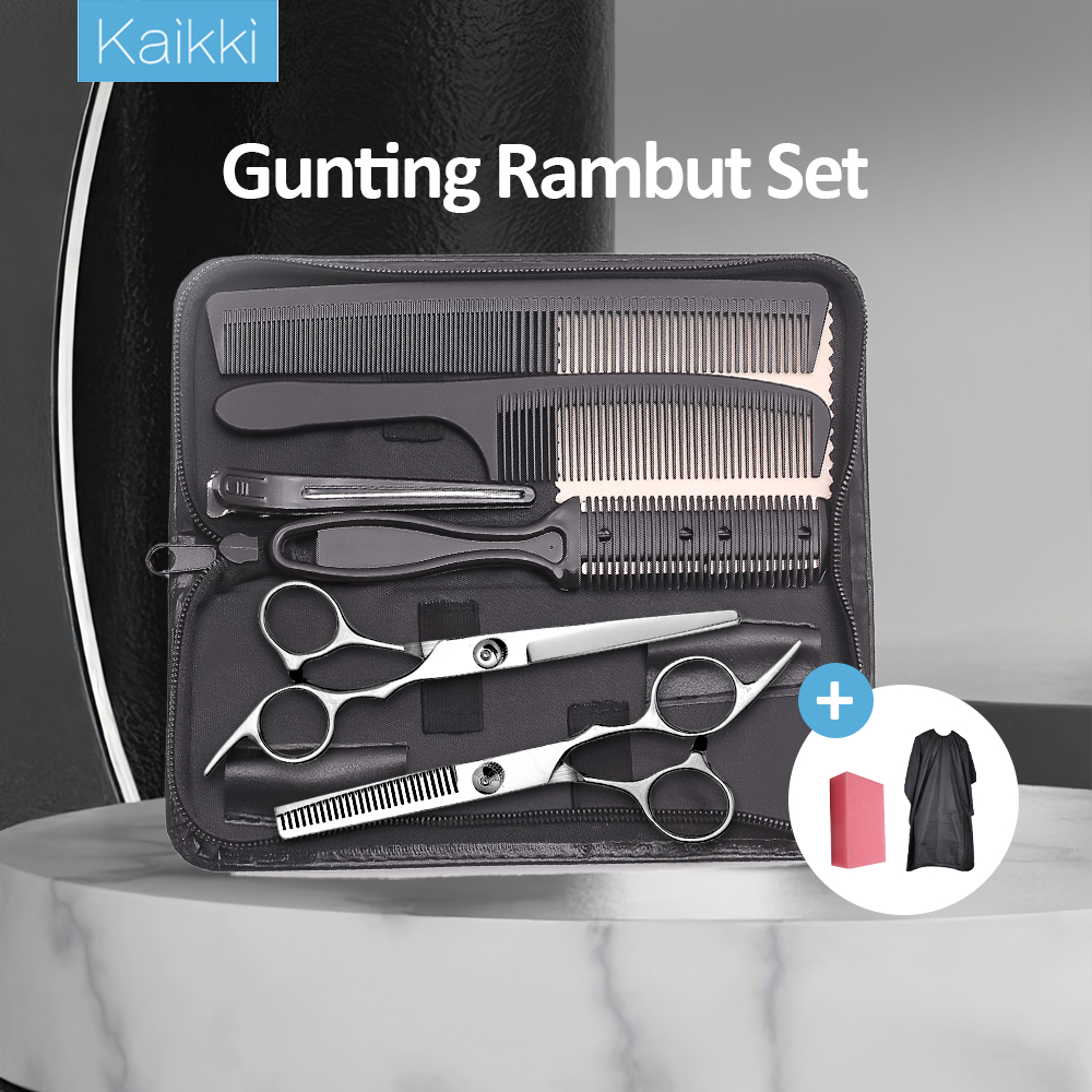 Jual KAIKKI Wajib dimiliki untuk tata rambut di rumah! Set gunting ...