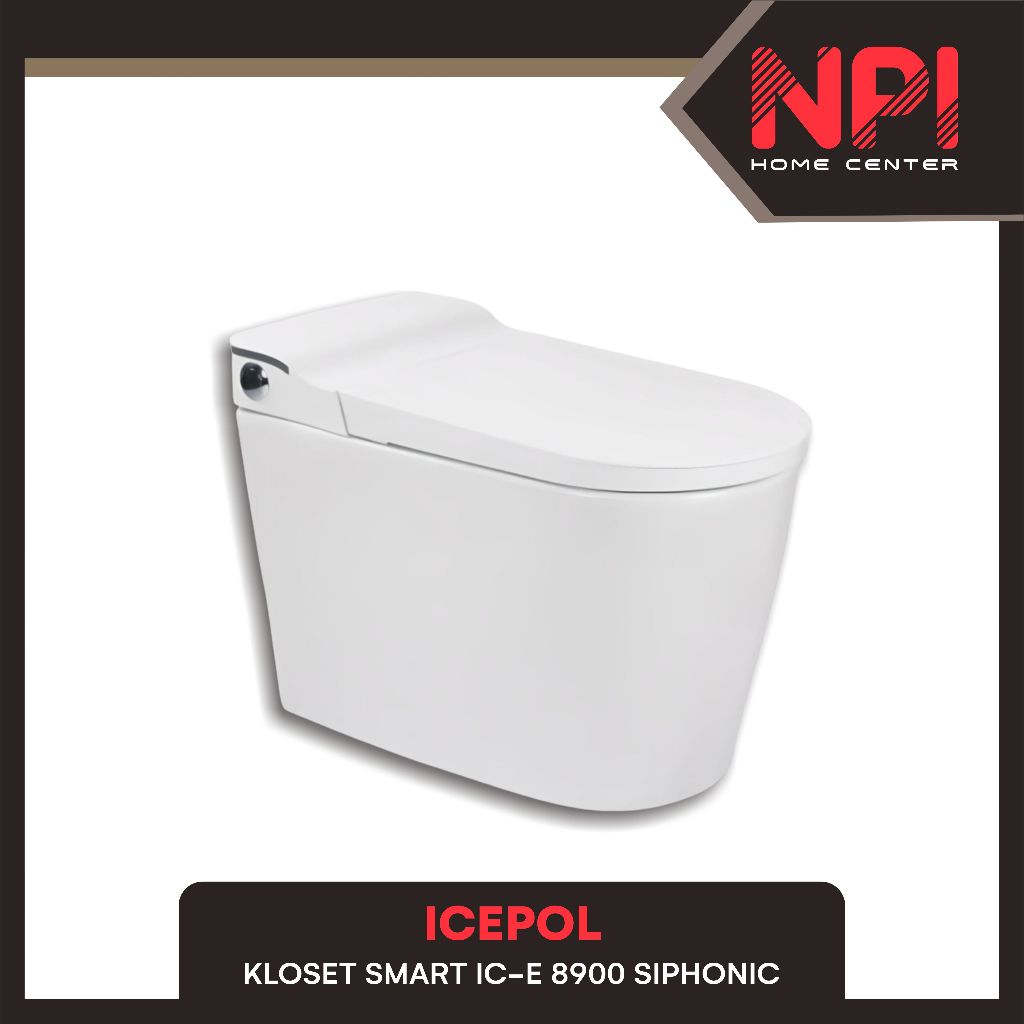 Icepol - Smart Closet / Kloset / Toilet Duduk Pintar WC IC-E 8900 Automatic Otomatis AS 30 Oulu Toto
