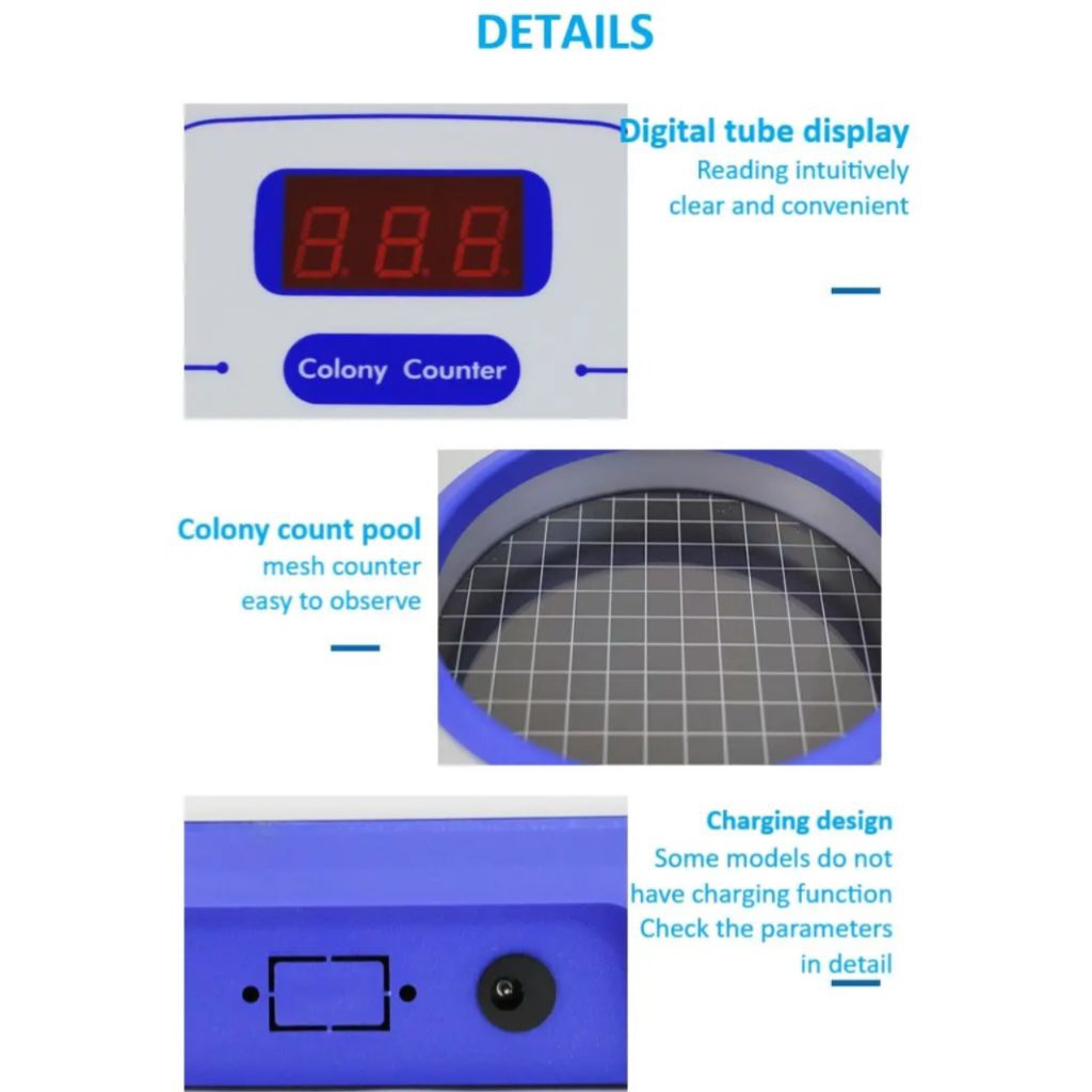 Jual JL-1 electronic colony counter digital automatic colony counter ...