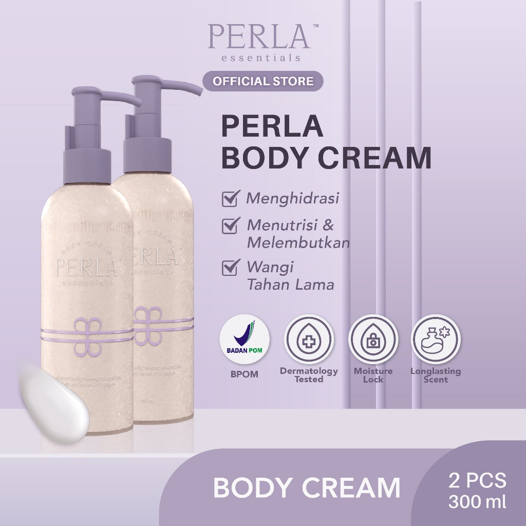 Jual PERLA Essentials Body Cream 300 ml - 2 Packs | Shopee Indonesia