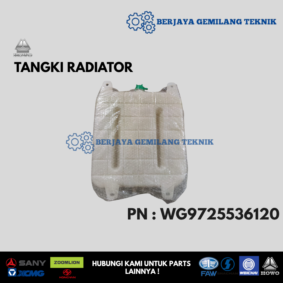 Jual Tangki Radiator Howo Sinotruk Expansion Tank WG9725536120 | Shopee ...