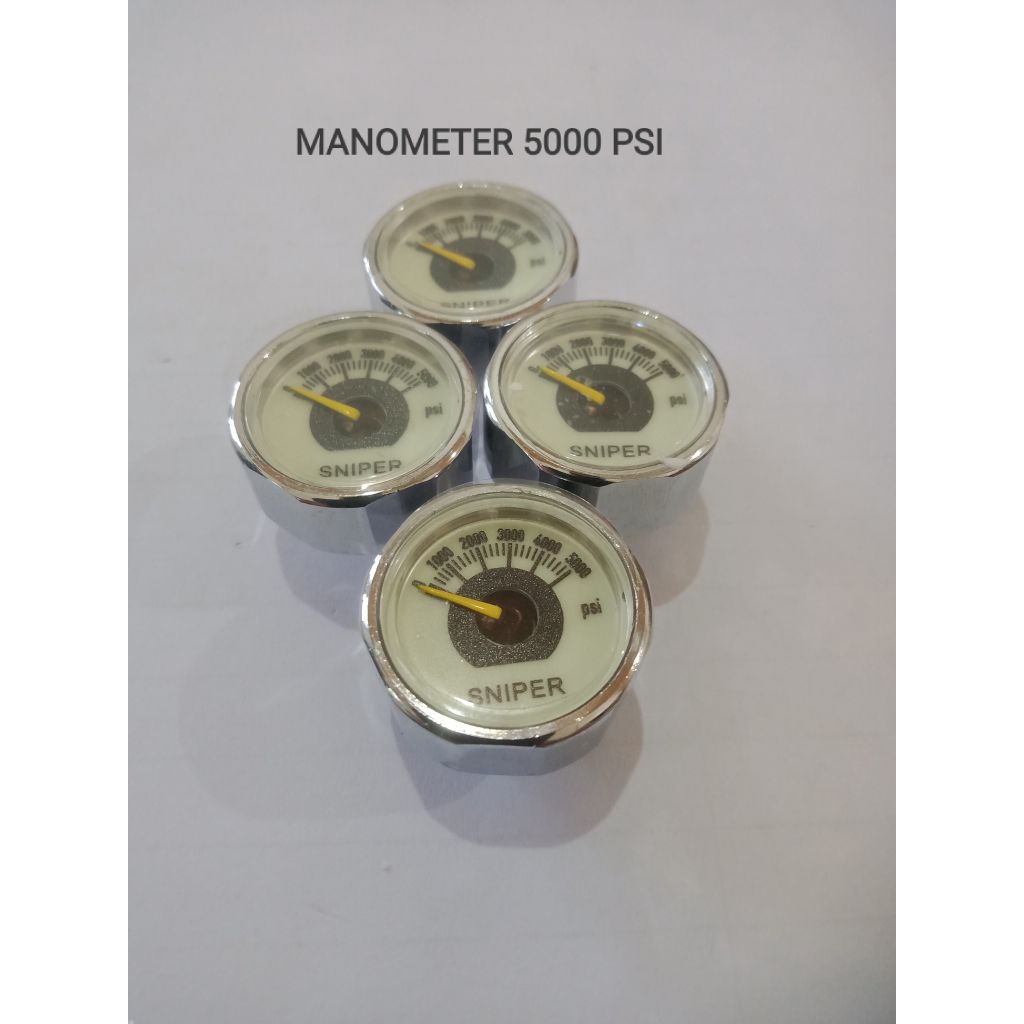 Jual : Manometer Kecil Dengan Diameter 25 Mm Dan Kapasitas 5000 psi ...