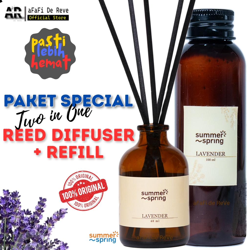 Jual Summerspring Reed Diffuser Pengharum Ruangan 40 ml dan Isi Ulang ...