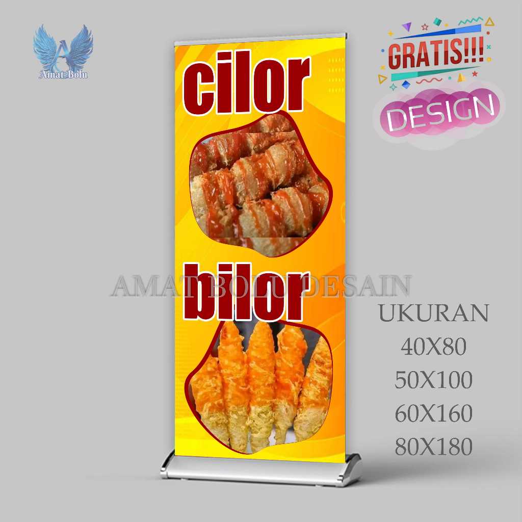 Jual Cetak Spanduk Banner CILOR BILOR B Costom Desain | Shopee Indonesia