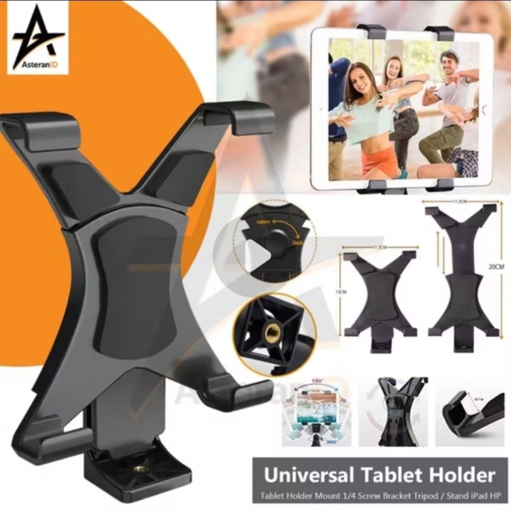 Jual Universal Tablet Holder Adjustable untuk Berbagai Macam Tablet PC ...
