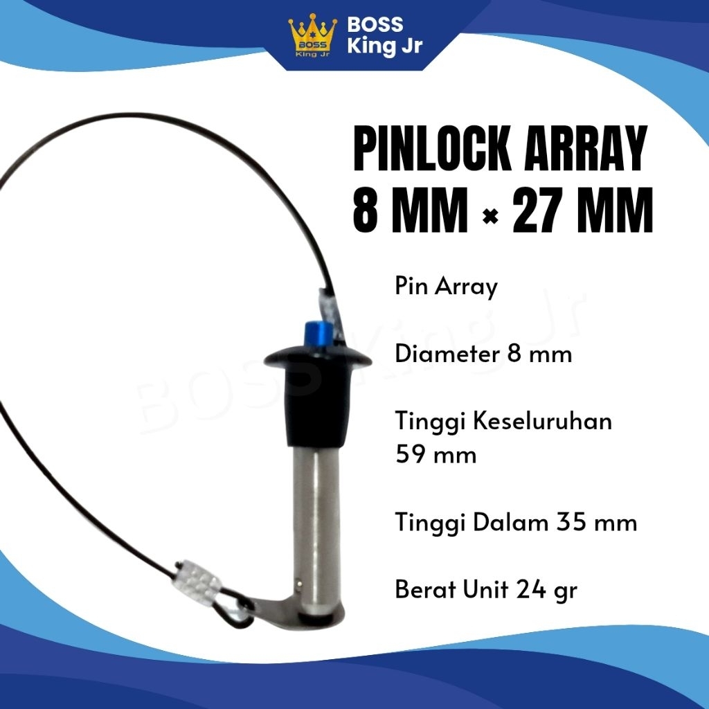 Jual PINLOCK ARRAY 8 MM × 27 MM - BORNEO | Shopee Indonesia