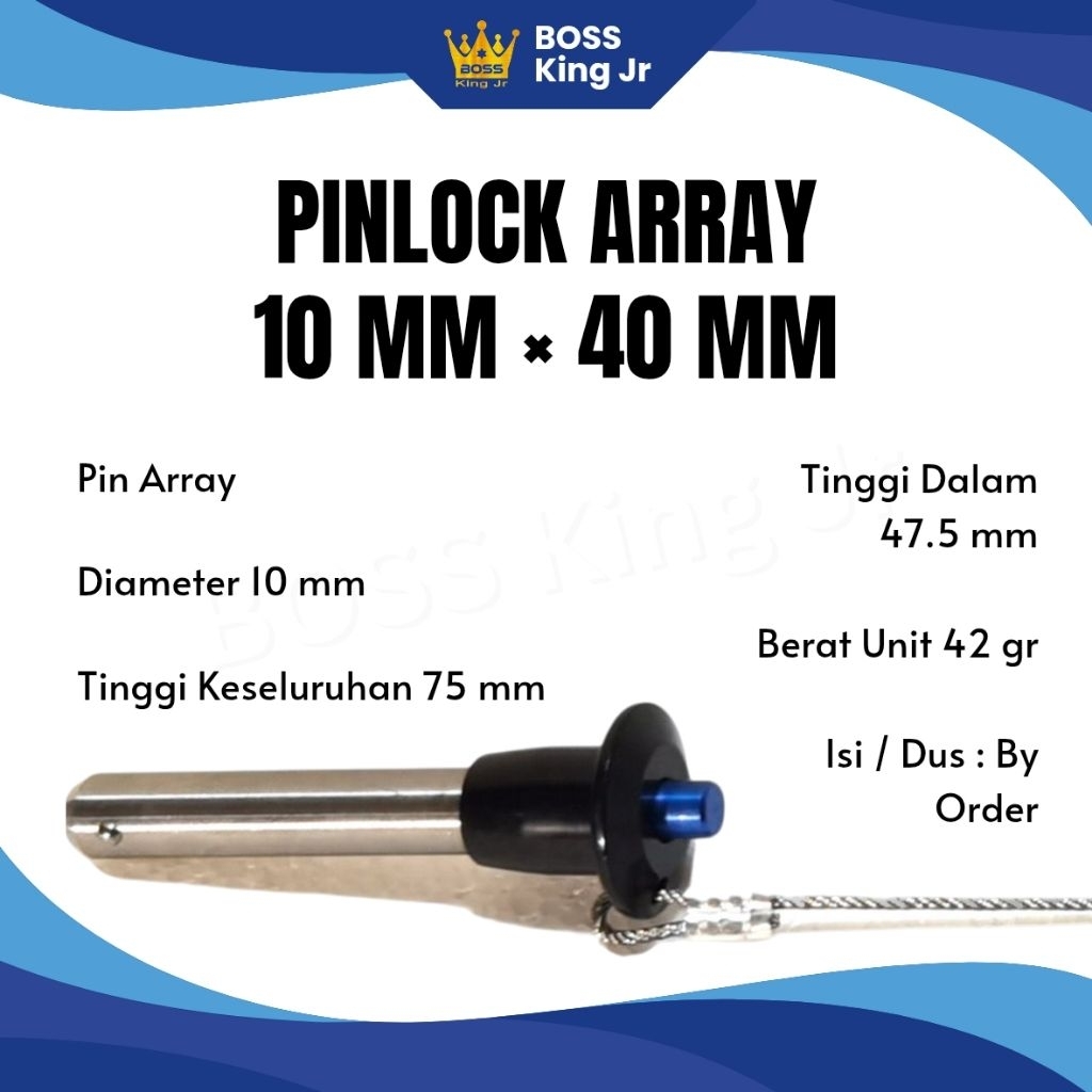 Jual PINLOCK ARRAY 10 MM × 40 MM - BORNEO | Shopee Indonesia