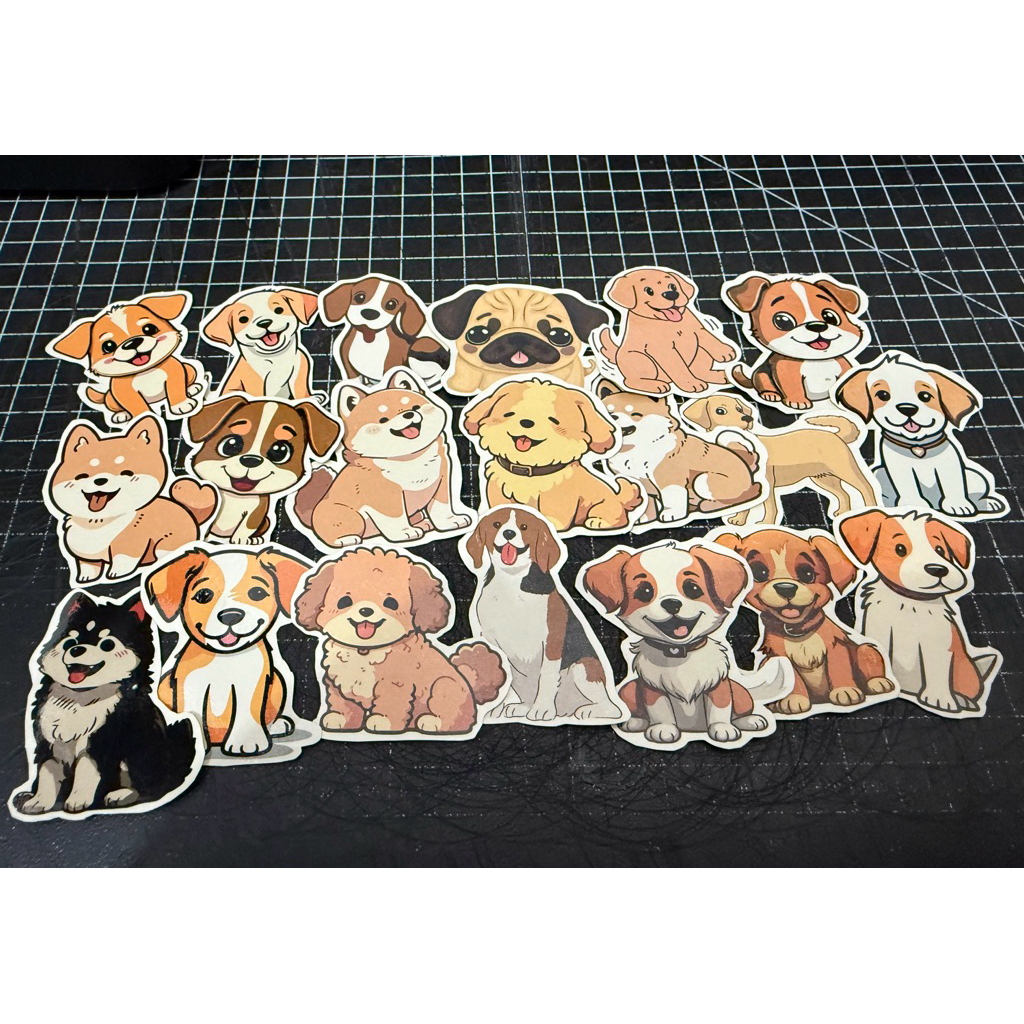 Jual STICKER LUCU MOTIF ANJING 20 PCS | Shopee Indonesia