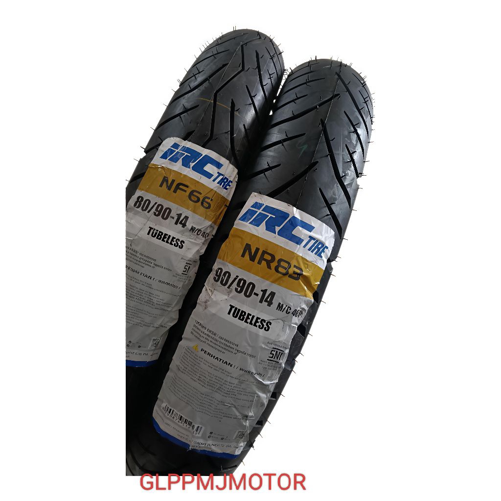 Jual PAKET 80/90-14 & 90/90-14 SEPASANG SATUAN BAN LUAR IRC NF66 NR83 ...