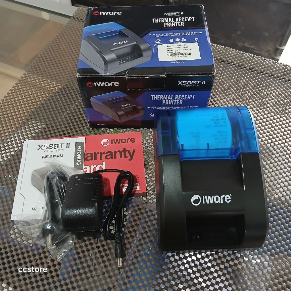 Jual Printer Bluetooth X58BT II SUPPORT MOKA POS Iware Bluetooth ...