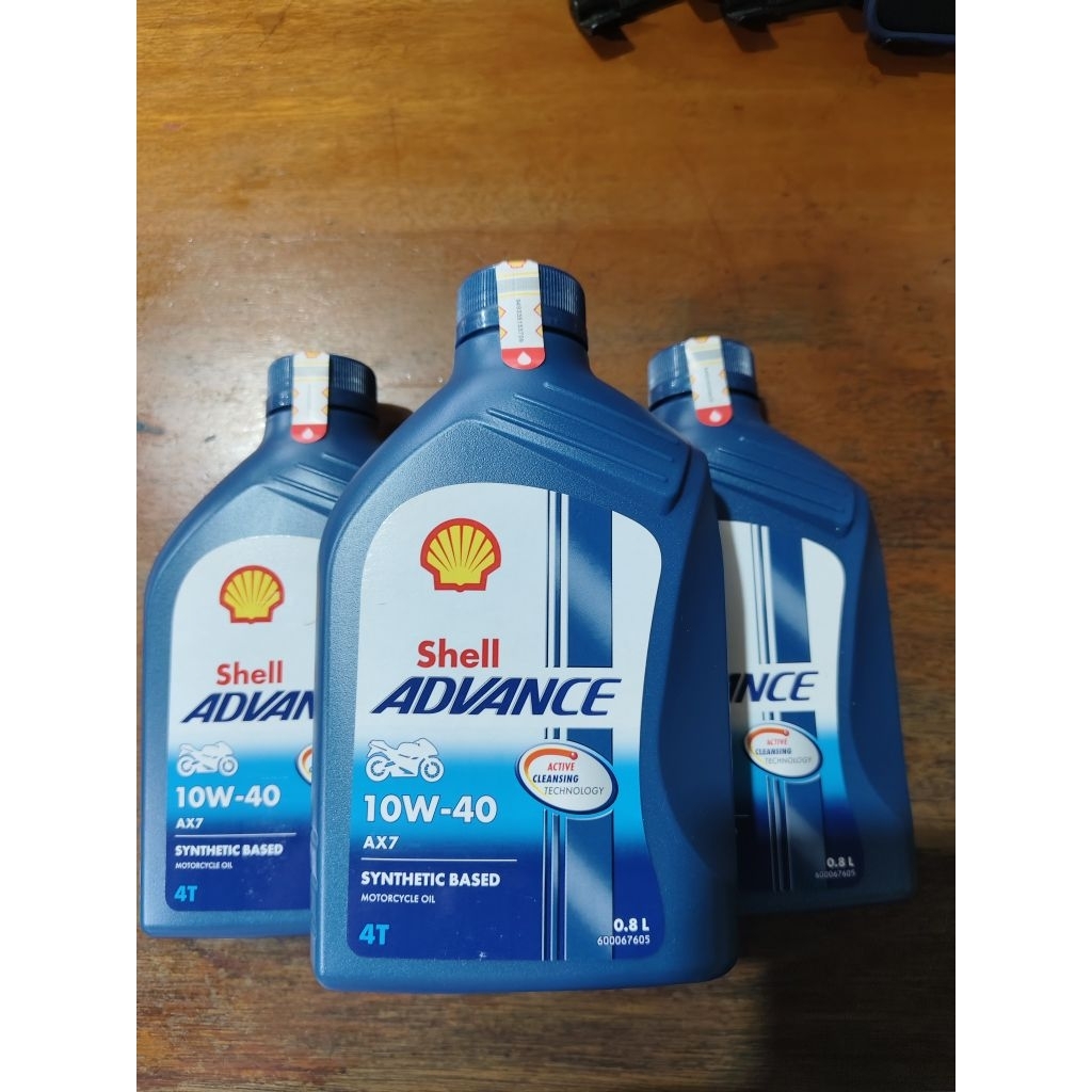 Jual Oli shell advance AX7 4T manual 10W-40 Original Synthetic Based ...