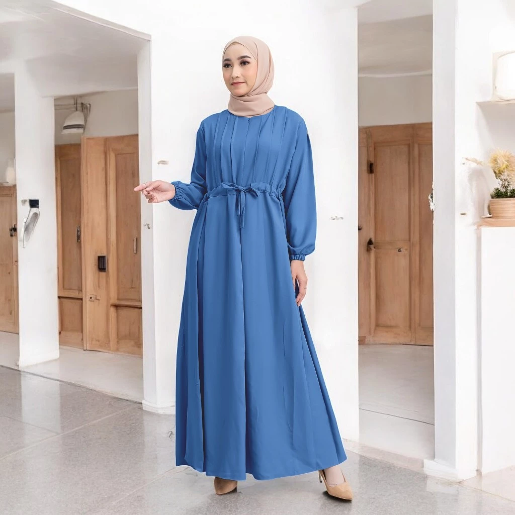 Gamis daily wear tampilan keseluruhan