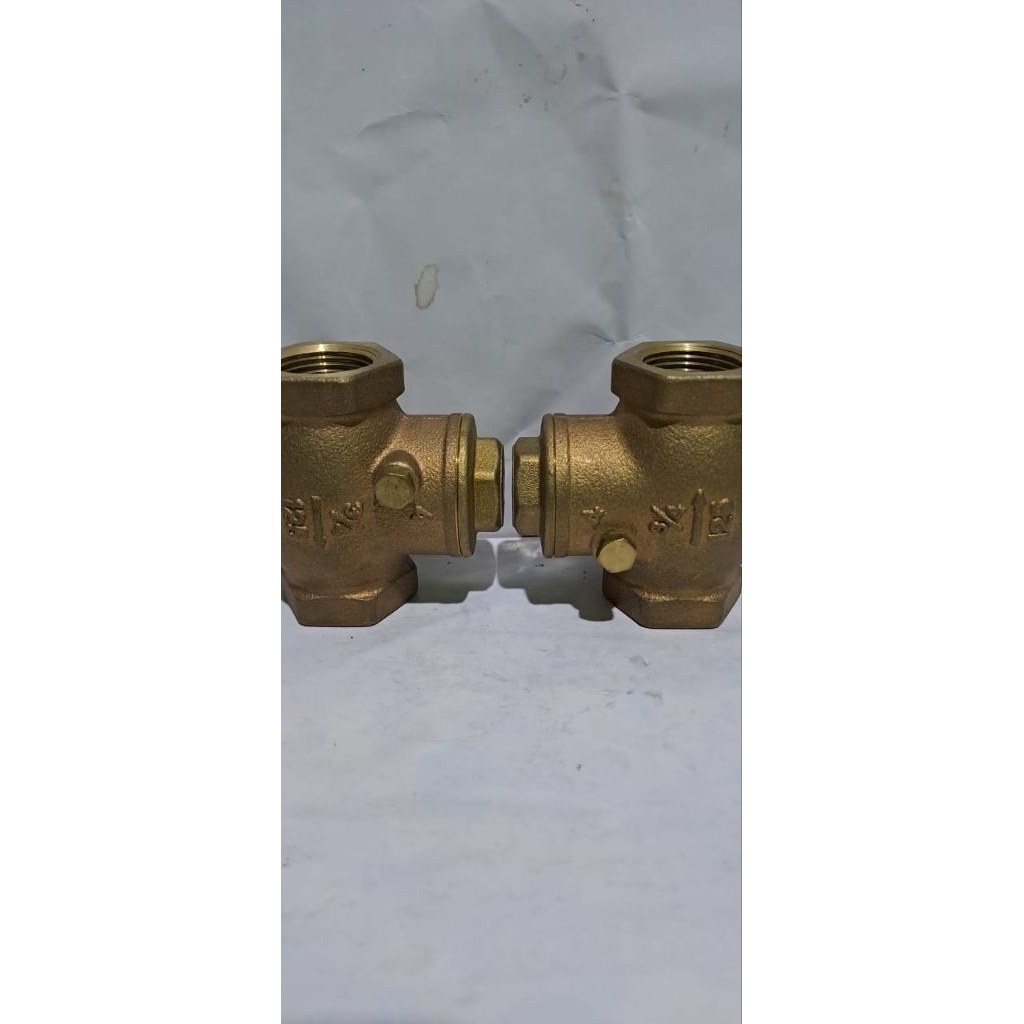 Jual Swing Check Valve Kitz ¾ inch Kuningan Original | Shopee Indonesia