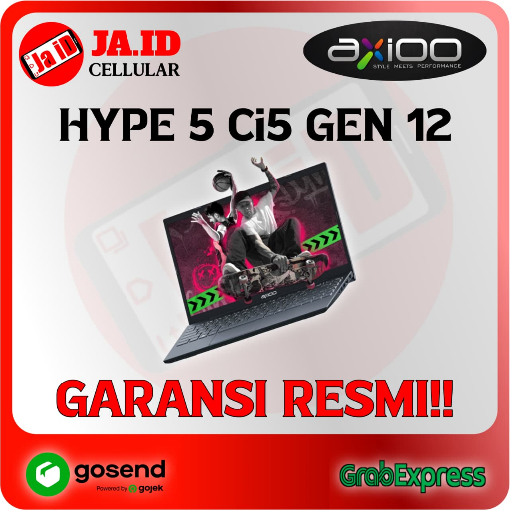 Jual LAPTOP AXIOO HYPE 5 CI5 GEN 12 16/512 WINDOWS 11 ORIGINAL GARANSI ...
