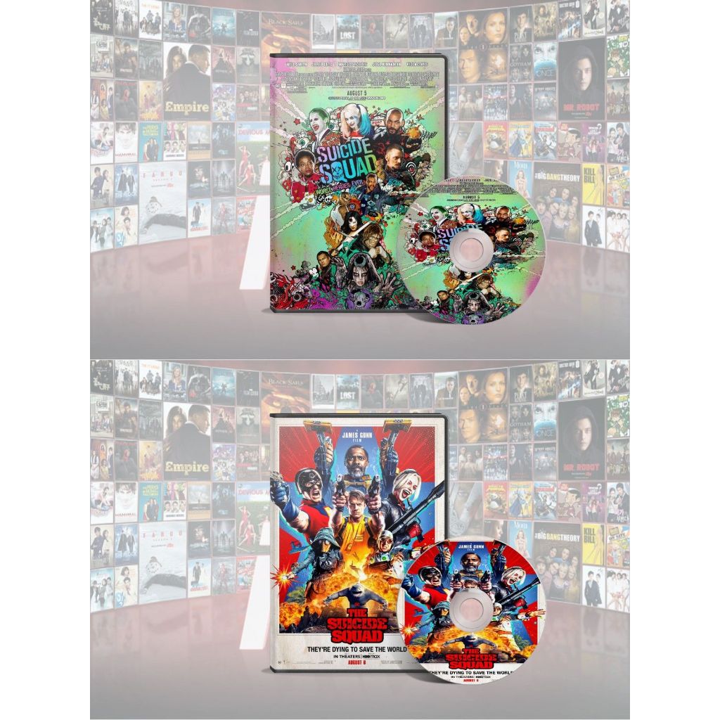 Jual DVD Suicide Squad (2016) + DVD The Suicide Squad (2021) | Shopee ...