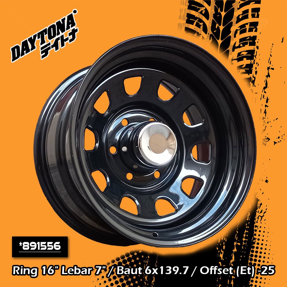 Jual DAYTONA Velg Besi Celong Ring 16 R16 Lubang 6x139.7 Lebar 7 COD ...