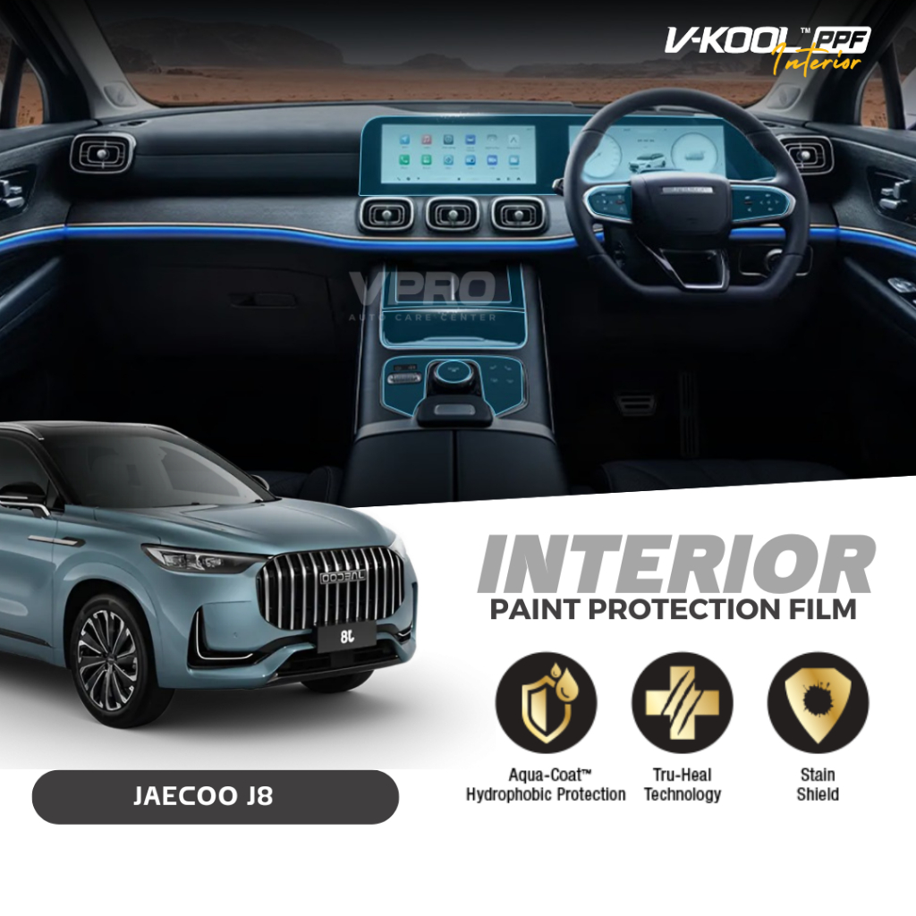 Jual VKOOL PPF Interior Protector JAECOO J8 - PANEL / Anti Gores ...