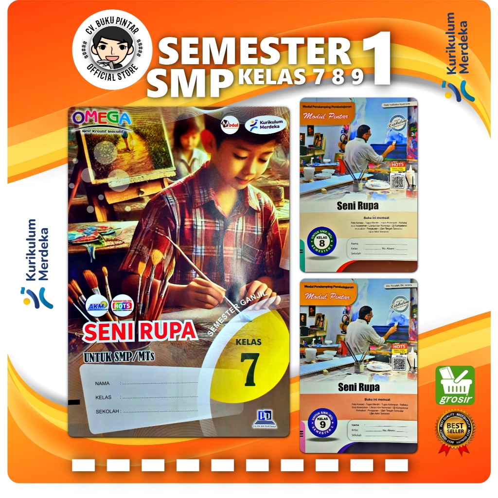 Jual LKS SENI RUPA SMP KELAS 7 8 9 SEMESTER 1 | KURIKULUM MERDEKA ...