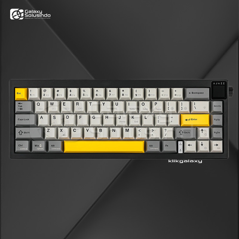 Jual AJAZZ AK650 Tri-mode Wireless Bluetooth Grey Mechanical Gaming ...