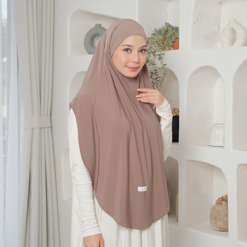 Pastellascarf Mazayya Instant Bergo Bergo Malay Tali Bahan Jersey Spandex