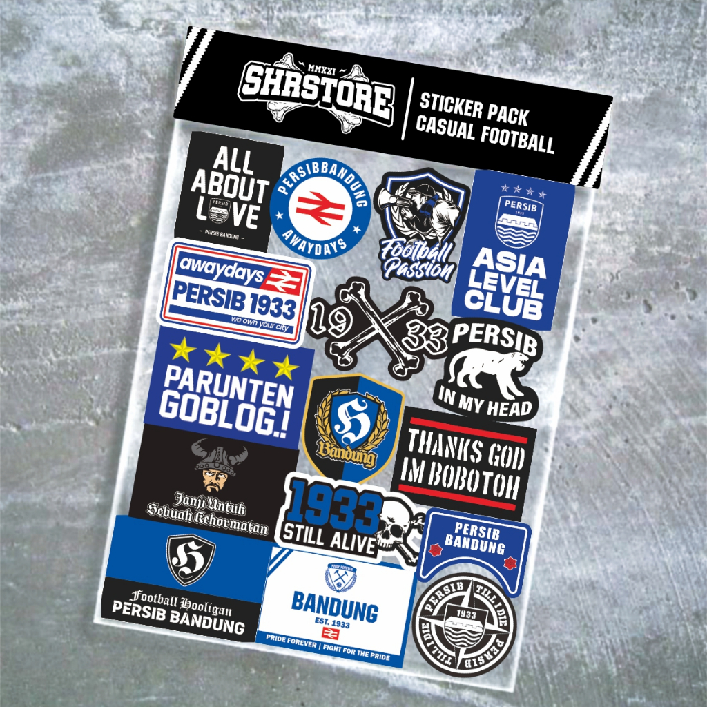 Jual [COD] STIKER MURAH VIKING PERSIB HOOLIGAN VOL2 _ (STIKER PERSIB 1 ...
