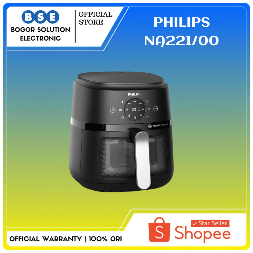 Jual Airfryer Philips Seri 2000 NA221/00 Kapasitas 4,2 Liter Airfryer ...