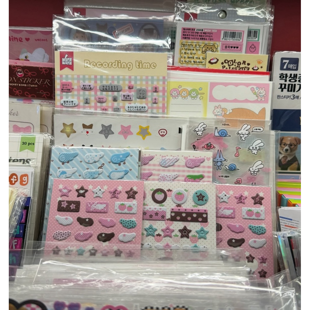 Jual STIKER IMPOR GAMBAR BENTUK 3D PUFF GLITTER STICKER VARIAN WING ...