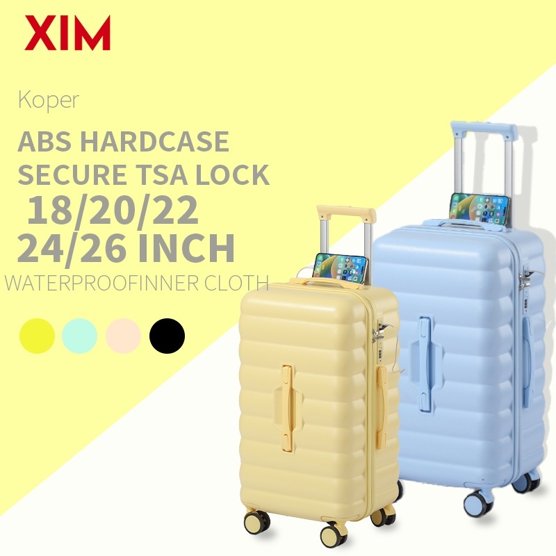 Jual XIM_OFFICIAL A018 Koper Imut Cabin Bagasi 20 inci Polo Asli 18/20 ...