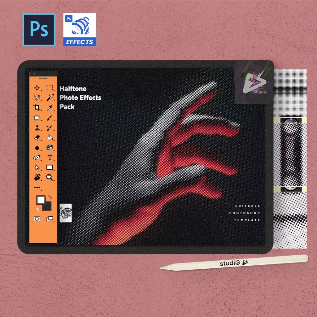 Jual Photoshop Effects - CV Halftone Photo Effects Pack | Shopee Indonesia