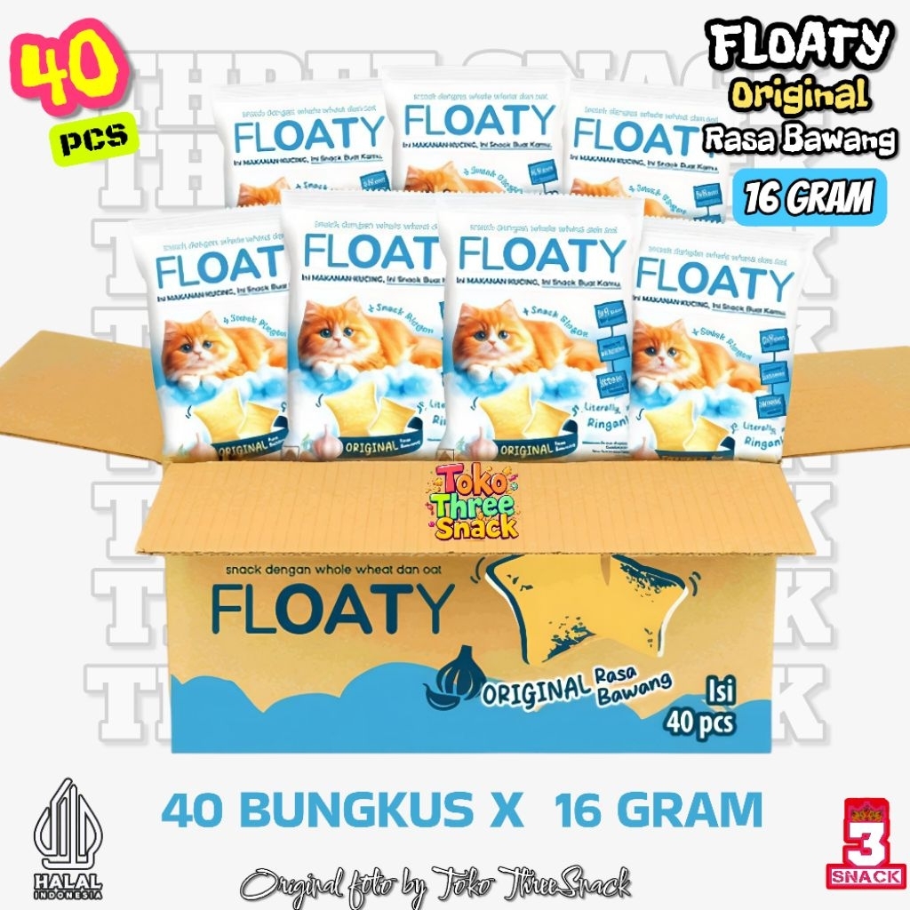 Jual SNACK FLOATY ORIGINAL RASA BAWANG 16 GRAM | Shopee Indonesia