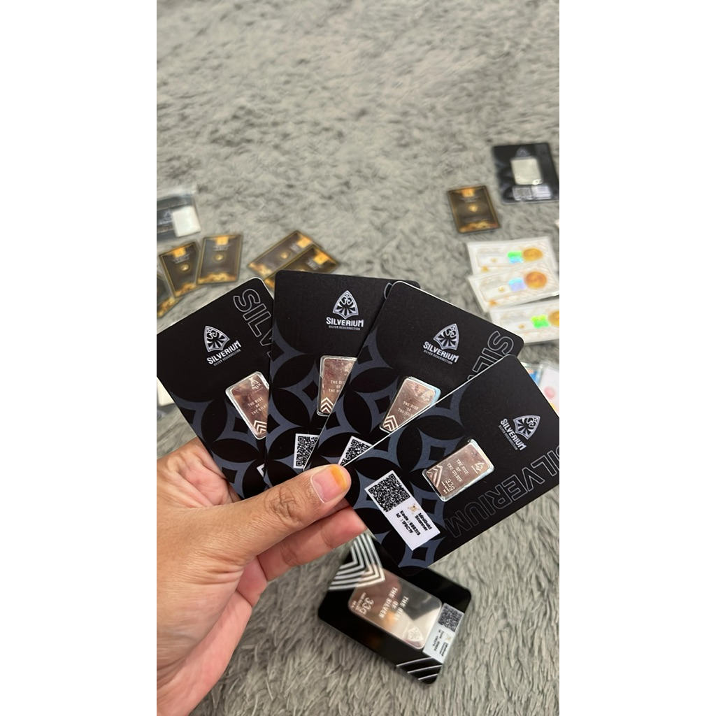 Jual SILVER SILVERIUM PERAK MURNI 24K LM ASLI | Shopee Indonesia