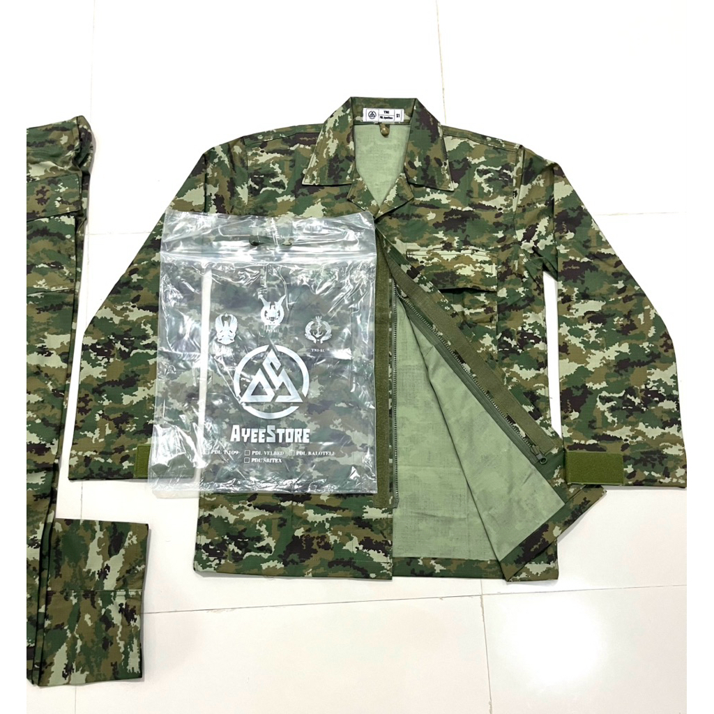 Jual baju pdl prima sage green bahan micropoli ripstop anti luntur ...