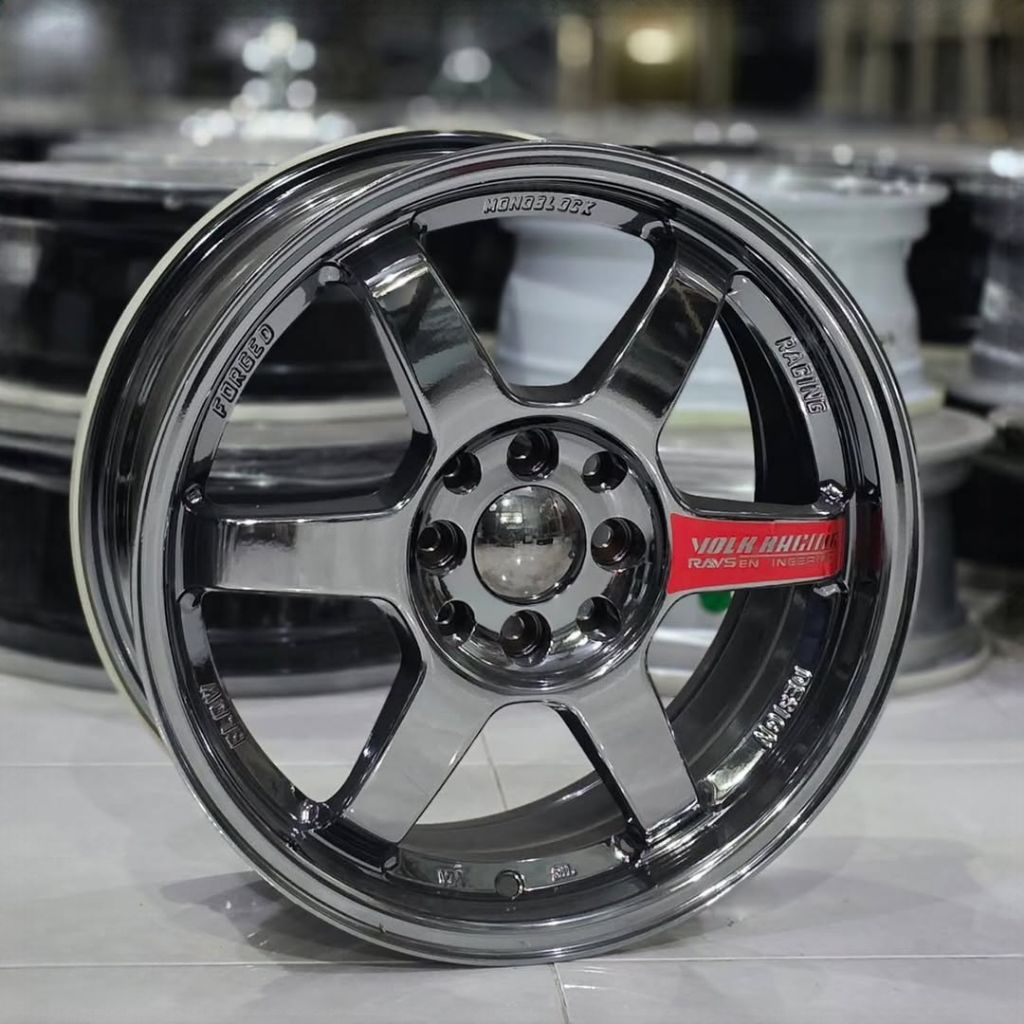 Jual velg te37 r16 lebar 7 pcd 4x100 - 4x114,3 velg racing ring 16 ...