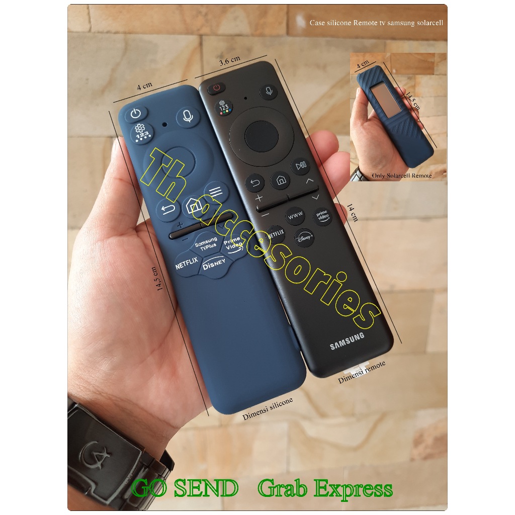 Jual Case silicon pelindung Remote tv Samsung Solarcell DU8000 & CU8000 ...