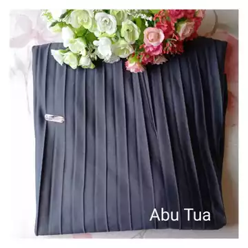Rok Plisket Premium Super Panjang 100 Cm Bahan Hyget Premium