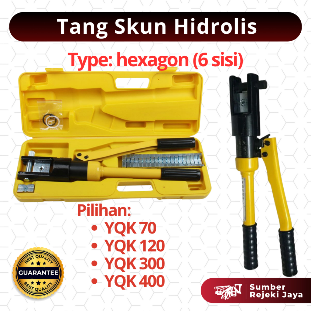 Tang press skun hidrolis / hidrolik / hydraulic crimping tool YQK 70 | YQK 120 | YQK 300 | YQK 400