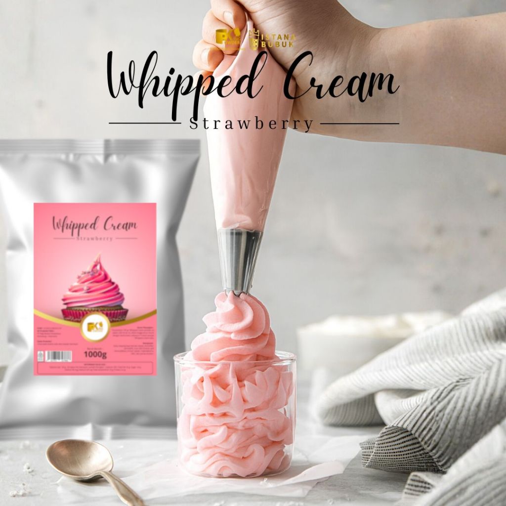 Jual Whipped Cream Raja Bubuk Nusantara 1KG Berbagai Varian Rasa ...