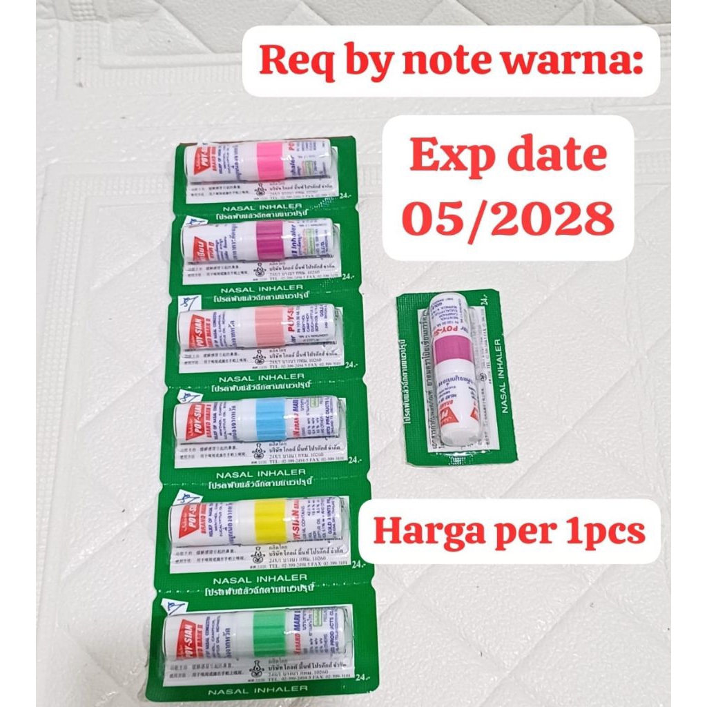Jual Inhaler Thailand Terlengkap & Harga Terbaru Agustus 2026 | Shopee ...