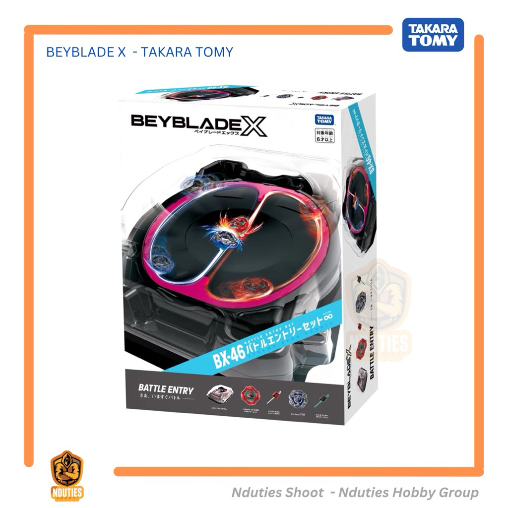 Jual BX-46 Beyblade X Infinity Battle Entry Set (Stadium + 2 Bey